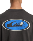 The Quiksilver Mens Fractured Wave T-Shirt in Tarmac
