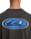The Quiksilver Mens Fractured Wave T-Shirt in Tarmac