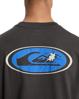 The Quiksilver Mens Fractured Wave T-Shirt in Tarmac