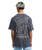 Curve Palm T-Shirt in Iron Gate