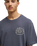 Curve Palm T-Shirt in Iron Gate