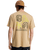 The Quiksilver Mens Tap In T-Shirt in Khaki