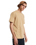 The Quiksilver Mens Tap In T-Shirt in Khaki
