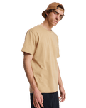 The Quiksilver Mens Tap In T-Shirt in Khaki
