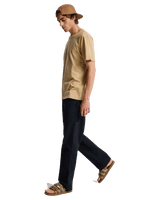 The Quiksilver Mens Tap In T-Shirt in Khaki