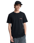 The Quiksilver Mens Tap In T-Shirt in Black