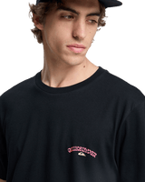 The Quiksilver Mens Tap In T-Shirt in Black