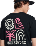 The Quiksilver Mens Tap In T-Shirt in Black
