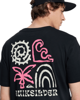 The Quiksilver Mens Tap In T-Shirt in Black