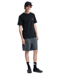 The Quiksilver Mens Tap In T-Shirt in Black