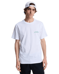 The Quiksilver Mens Tap In T-Shirt in White