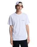 The Quiksilver Mens Tap In T-Shirt in White