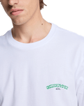 The Quiksilver Mens Tap In T-Shirt in White