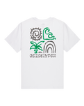 The Quiksilver Mens Tap In T-Shirt in White