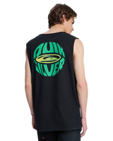The Quiksilver Mens EV Quikglobe Muscle Vest in Black