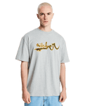 Vortex T-Shirt in Light Grey Heather
