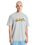 Vortex T-Shirt in Light Grey Heather
