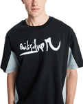 The Quiksilver Mens Lazer T-Shirt in Black
