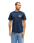 The Quiksilver Mens Liquid T-Shirt in Dark Navy