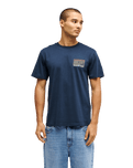 The Quiksilver Mens Liquid T-Shirt in Dark Navy
