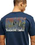 The Quiksilver Mens Liquid T-Shirt in Dark Navy