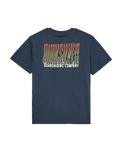 The Quiksilver Mens Liquid T-Shirt in Dark Navy