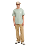 The Quiksilver Mens EVO Vibes T-Shirt in Iceberg Green