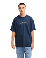 The Quiksilver Mens Slacker T-Shirt in Dark Navy