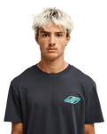 The Quiksilver Mens Hammer T-Shirt in Tarmac