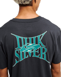 The Quiksilver Mens Hammer T-Shirt in Tarmac