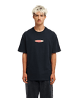 The Quiksilver Mens Disk T-Shirt in Black