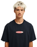 The Quiksilver Mens Disk T-Shirt in Black