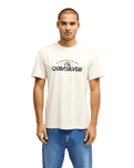 The Quiksilver Mens Vista T-Shirt in Bone White