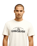 The Quiksilver Mens Vista T-Shirt in Bone White