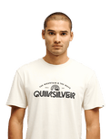 The Quiksilver Mens Vista T-Shirt in Bone White