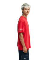 The Quiksilver Mens Echo T-Shirt in Salsa