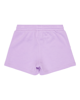 Girls Surf Feeling Terry Jogger Shorts in Crocus Petal