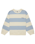 The Roxy Girls Girls Little Things Sweatshirt in Skyway Strictly Stripe