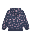The Roxy Girls Girls Twenty Five Miles Zip Hoodie in Vintage Indigo