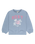 The Roxy Girls Girls Morning Hike Sweatshirt in Blue Blizzard