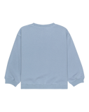 The Roxy Girls Girls Morning Hike Sweatshirt in Blue Blizzard