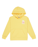The Roxy Girls Girls Surf Feeling Hoodie in Lemon Drop