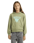 Girls Hope You Trust 2 Hoodie in Oil Green