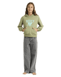 Girls Hope You Trust 2 Hoodie in Oil Green