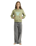 Girls Hope You Trust 2 Hoodie in Oil Green