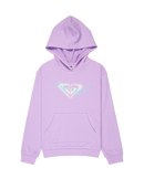 The Roxy Girls Girls Surf Feeling Hoodie in Crocus Petal