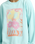 The Roxy Girls Girls Lineup Sweatshirt in Aqua Splash