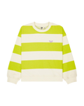 The Roxy Girls Girls Little Things Sweatshirt in Daiquiry Green Strictly Stripe