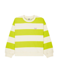 The Roxy Girls Girls Little Things Sweatshirt in Daiquiry Green Strictly Stripe