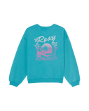 The Roxy Girls Girls Lineup Sweatshirt in Baltic